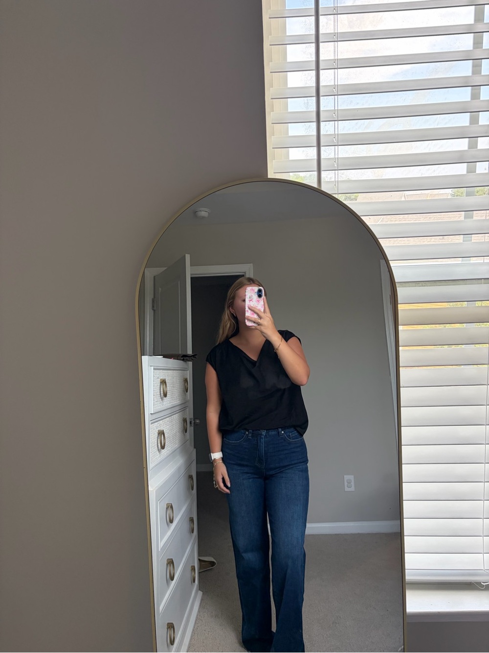 Black satin Cow neck Top